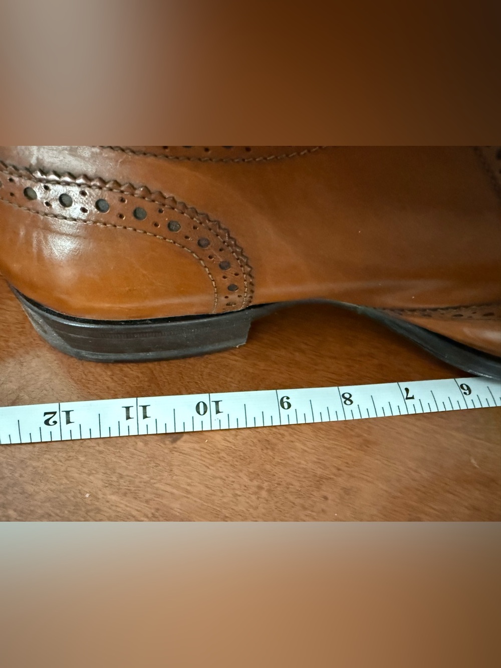 To Boot New York “Duke” Burnished Calf Wingtip Shoes – Men’s 11.5M - Picture 11 of 11